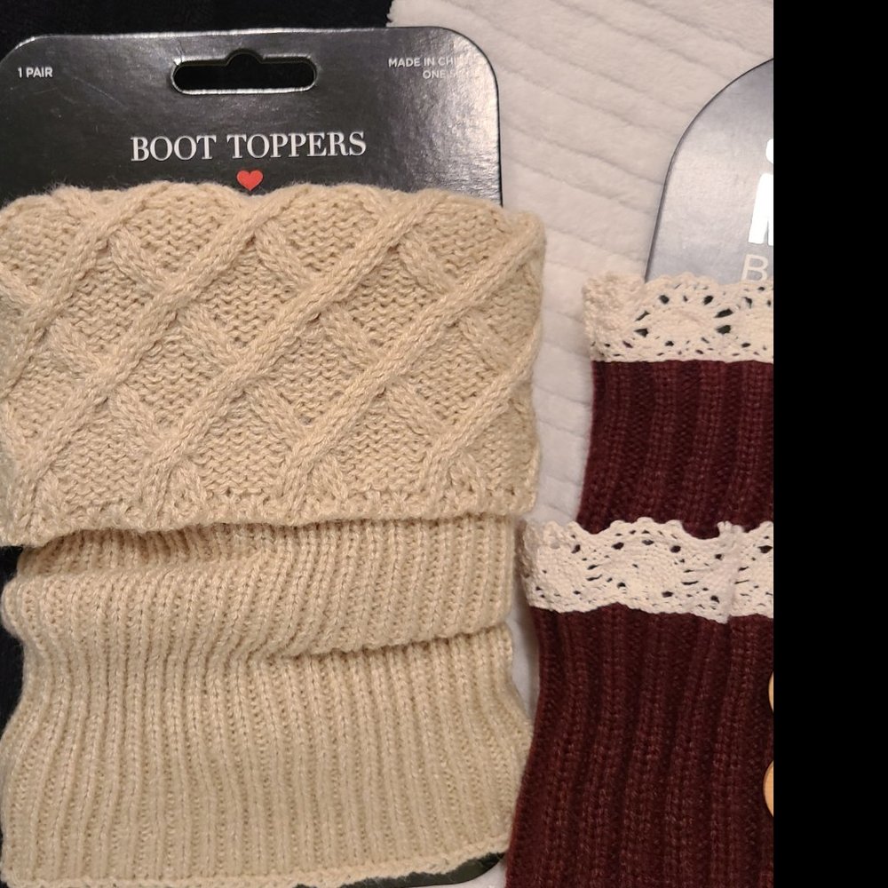 NWT 4 Pairs of Boot Toppers - Picture 2 of 5